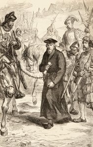 Girolamo di Praga in catene sulla strada per la prigione da English School